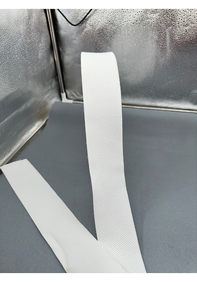 5.5 Cm Petekli Lastik-beyaz-5 Metre