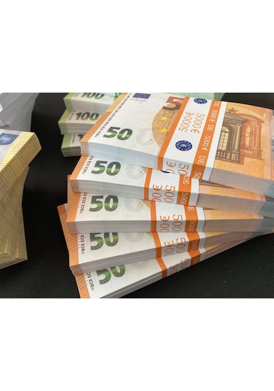 Yeni 20 Deste Karışık Euro 50-100 Ve 200 Euro Geçersiz Para Eğlen