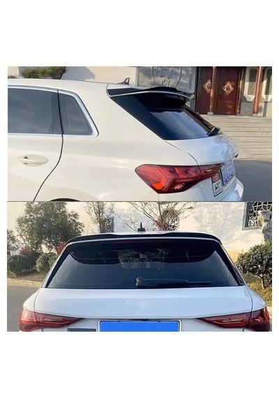 Audi A3 Hb 2021+ Spoiler Pianoblack İthal Abs Plastik