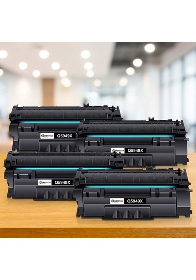 Hp Q5949x Uyumlu,  Toner 4'lü Paket / 1320 / 3390 / 3392