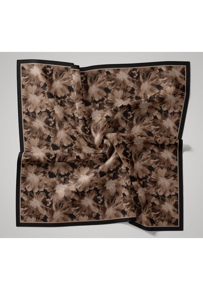Silk Home Velora Eşarp 161001-02 Siyah, Krem, Kahverengi, Taba
