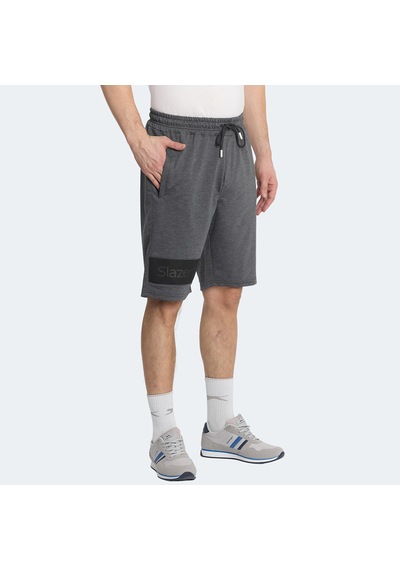 Slazenger NUKA Erkek Cepli Kapri Koyu Gri Şort