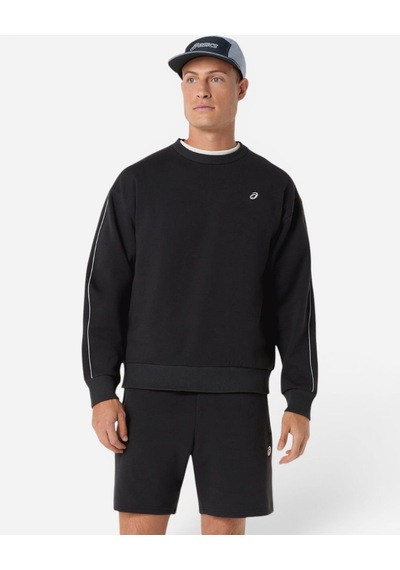 Asics Asıcs Track Club Herıtage Crew-neck Top Siyah Sweatshirt 2033c121-001