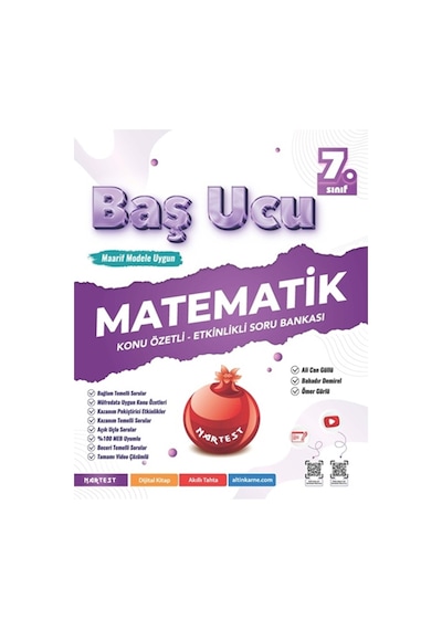 Nartest 2026 2027 Müfredat 7. Sınıf Matematik Baş Ucu Kitabı