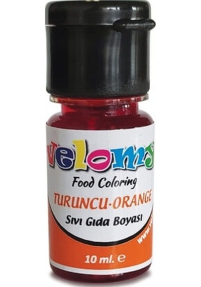 Velomy Turuncu Sıvı Gıda Boyası 10 ML