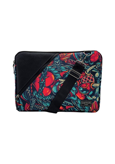 Differ 13-14'' inç Maske Desen Su Geçirmez/Askılı/Laptop/Apple Uyumlu MacBook /