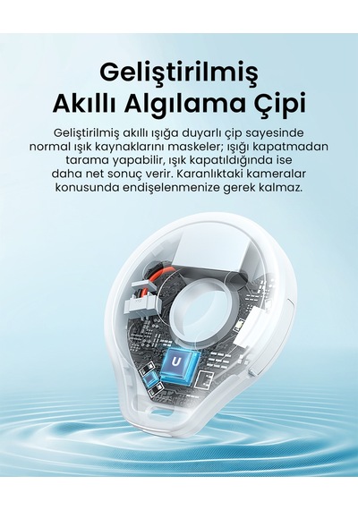 Ugreen Gizli Kamera Dedektörü, Usb Şarjlı Taşınabilir Gizlilik Koruma Cihazı, 35579