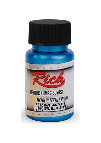Rich Metalik Kumaş Boyası – Mavi 50Cc