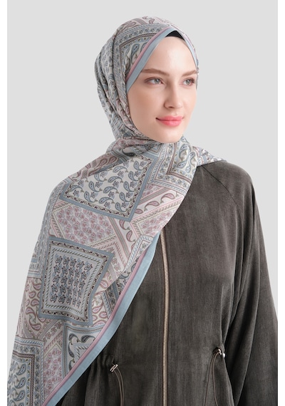 Armine Elegance Pamuk - İpek Şal As464 Mint Yeşili