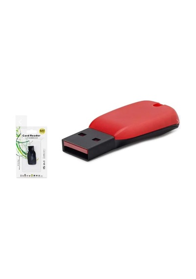 Hadron Hdx7011 Usb Kart Okuyucu Microsd Kırmızı
