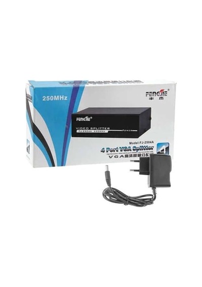 4 Port Vga Splitter Vga Çoğaltıcı Vga 4 Vga Çoklayıcı 200mhz
