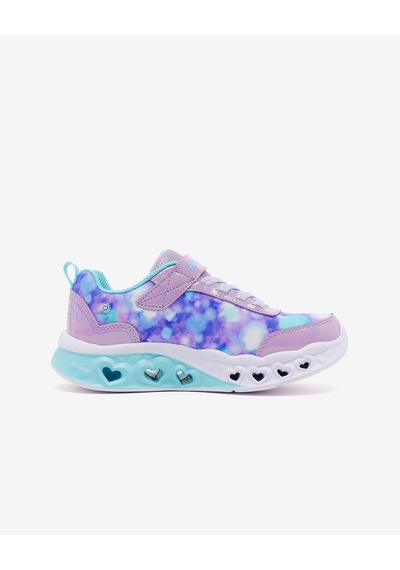 Skechers Flutter Heart Lıghts - Blurred Love Büyük Kız Çocuk Mor Işıklı Spor Ayakkabı 303255l Lvtq