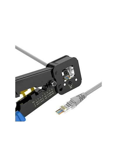 Ez Rj45 Rj11 Rj12 Cat5 Cat6 Yeni Nesil Konnektör Pense Çok Fonksiyonlu Ergonomik Kolay Sıkma Pensesi