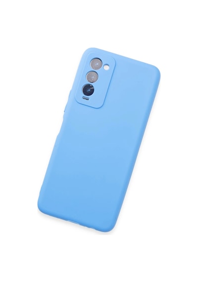Uray Store Tecno Camon 18 Kılıf First Silikon - Mavi