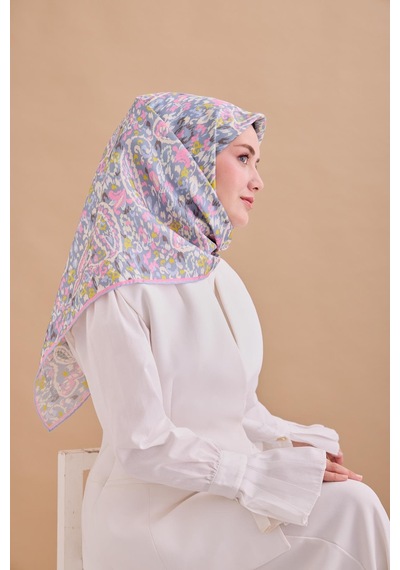 Silk Home Twill İpek Eşarp 11478-21 Bebe Mavi, Karolina Mavi, Pembe, İnci