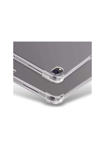 Apple Uyumlu iPad  Mini 7 A17 Pro Kılıf Şeffaf Köşe Korumalı Crystal Clear Silikon Arka Kapak Kılıf