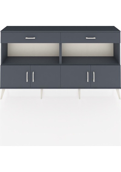 Arges Konsol 2 Raflı 2 Çekmeceli 4 Kapaklı 176x30x99 Antrasit-ant Antrasit-antrasit Arges Konsol 2 Raflı 2 Çekmeceli 4 Kapaklı 176x30x99 Antrasit-ant Antrasit-antrasit