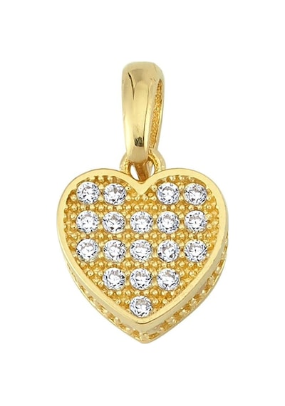 Goldkupe 14 Ayar Altın Taşlı Kalp Kolye Ucu 1,22 Gr-3285