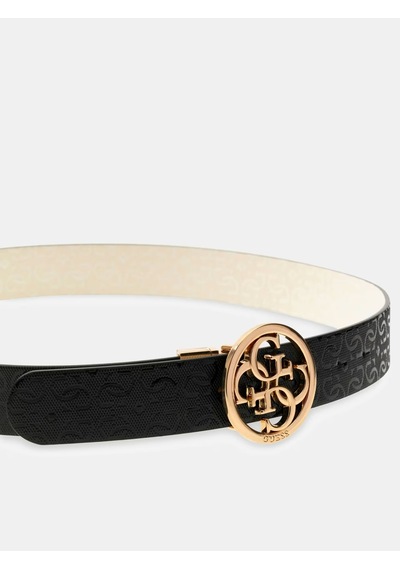 Guess-stacey 4g Logo Belt-kemer-bw9319p6135 Siyah - Beyaz