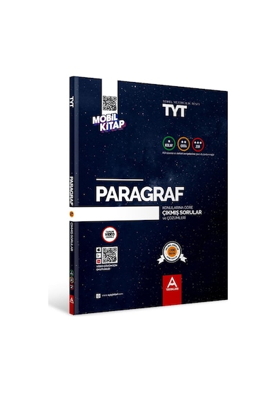 TYT Paragraf Konularına Ve Zorluk Seviyelerine Göre Çıkmış Sorular -  A Yayınları