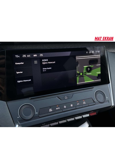 Peugeot 308 Puretech 2024 Navigasyon Ve Multimedya Uyumlu Mat Ekran Koruyucu