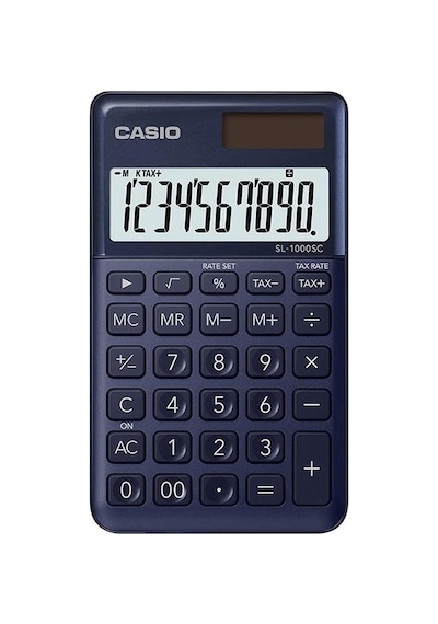 Casio Sl-1000sc-ny Cep Tipi 10 Hane Lacivert Hesap Makinesi Genel