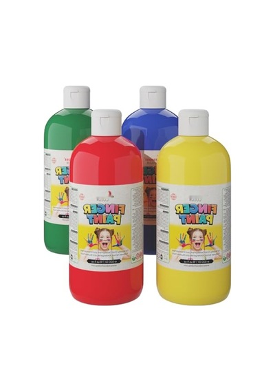 Ana Renkler Parmak Boyası 4'lü Set - 4x500 Gr 12
