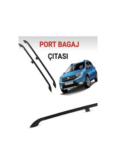 2013 Ve Üzeri Dacia Sandero Stepway 2 Tavan Çıtası Siyah