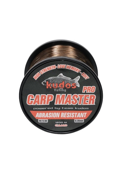 Kudos Carp Master 1200m 0.35 Kamuflaj Misina Standart - 0,35mm