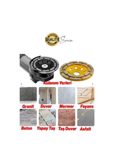 Premium 115 Mm Mermer Beton Elmaslı Taşlama Silme Parlatma Diski Uzun Ömürlü Dayanıklı Çanak