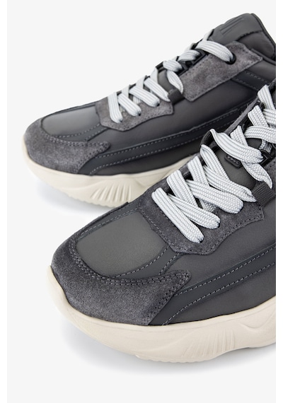 Valmenti Erkek Hakiki Deri Gri Sneakers & Spor Ayakkabı 381 23348 Erk Ayk Y26 Grı