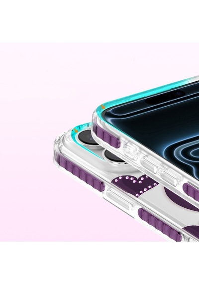 İphone 17 Pro Max Uyumlu Kılıf M-safe Şarj Özellikli Zore Paris Elvo Sert Pc Kapak Bordo