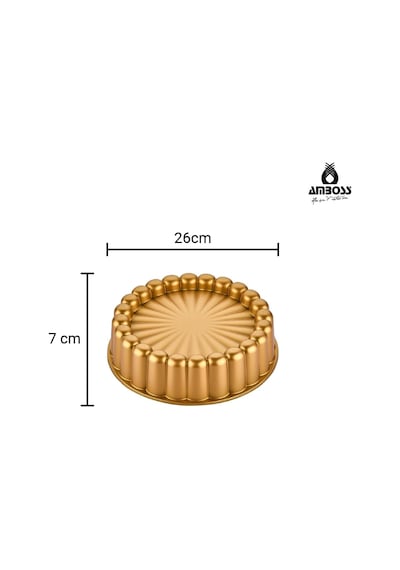 Tr Ametist 26 Cm Döküm Tart Kalıbı Gold Genel