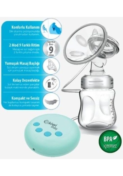 Kiwibaby Elektrikli Göğüs Pompası 58