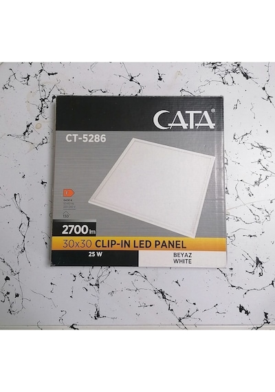 Sıva Altı Led Panel Ct-5286 25 Watt 30x30 Klipin Led Panel Beyaz Işık Diğer