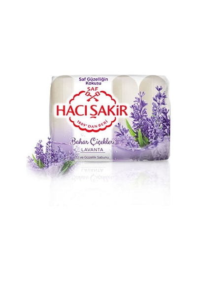 2 Adet Hacı Şakir Güzellik Sabunu Lavanta 4x70 G Diğer 14019229