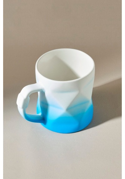 Karaca Soft Touch Geo Kupa 450 Ml Mavi