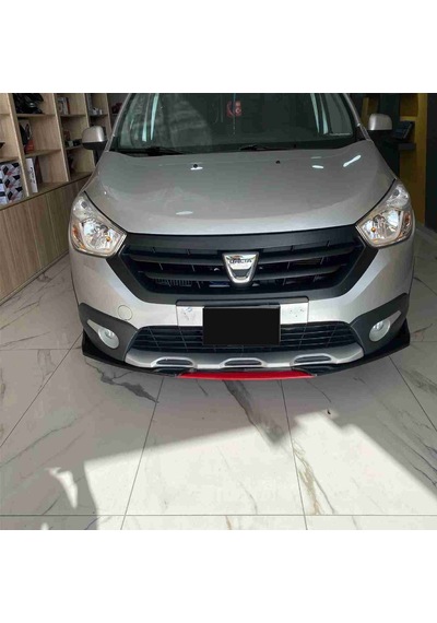 Dacia Dokker Lip 4 Parça Kırmızı / Tampon Eki