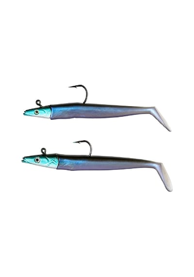 Fujin Zand Eel 11cm 7gr-14gr Double Body+head Silikon Balık Dark