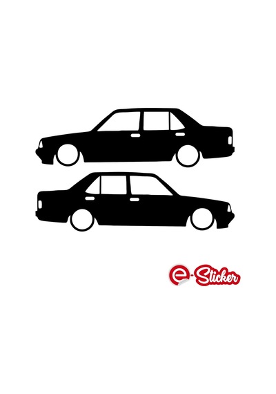 Tofaş Şahin Basık Oto Sticker Araba Sticker (358013247)
