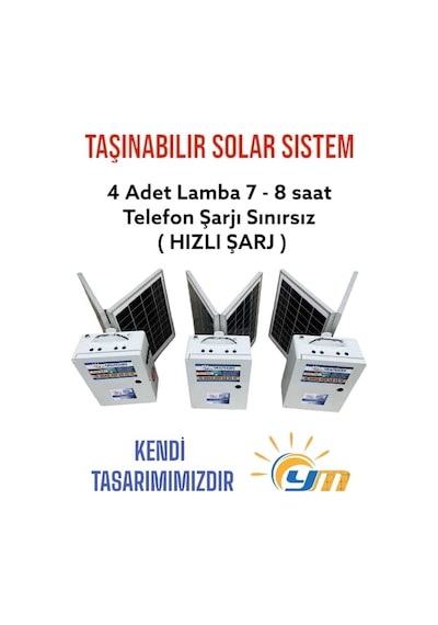 Yüzüak Taşınabilir Solar Sistem Seti