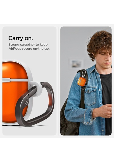 Airpods 4 İle Uyumlu Kılıf Classic C1 Tangerine - Acs08647