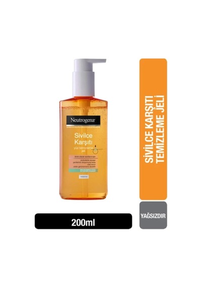 Visibly Clear Sivilce Karşıtı Günlük Temizleme Jeli, 200ml