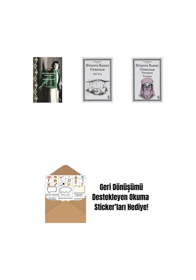 Gulyabani Cep Boy + Billur Kalp + Nimetşinas - Toraman + Okuma Sticker'ları