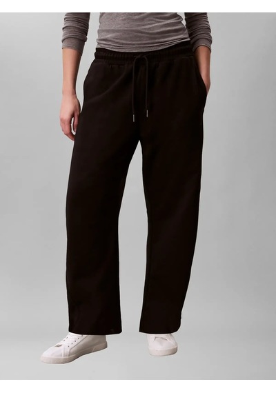 Calvin Klein Monogram French Terr, Ub1 Siyah Kadın Eşofman Altı