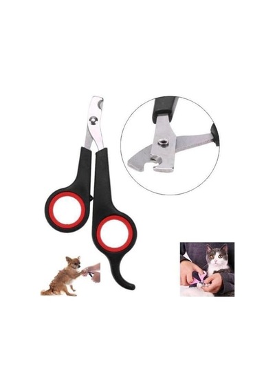 Kedi Tırnak Makası Çelik Ergonomik Tutuş Evcil Hayvan Köpek Tırnak Makası Garantili