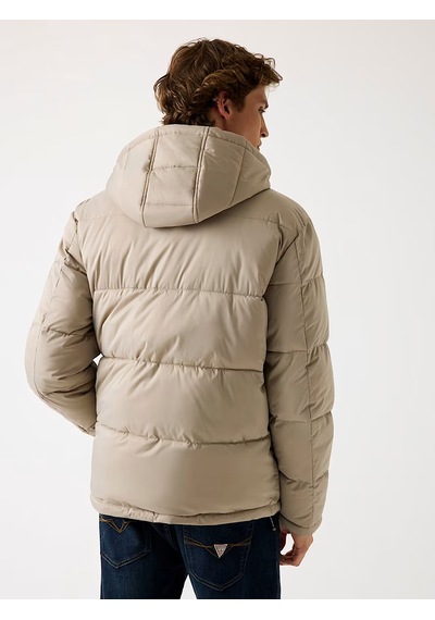 Guess Stretch Puffa Jacket Erkek Şişme Mont M4bl21wgj42 M4bl21wgj42 A90n Bej