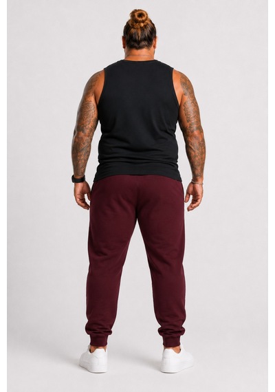 Moc Grande Mocgrande Büyük Beden Basic Eşofman Altı Full Lycra 11516 Murdum Mürdüm