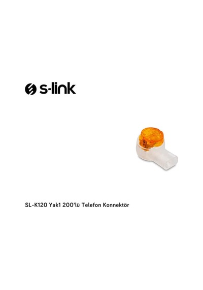 Sl-k120 200'lü Telefon Konnektör