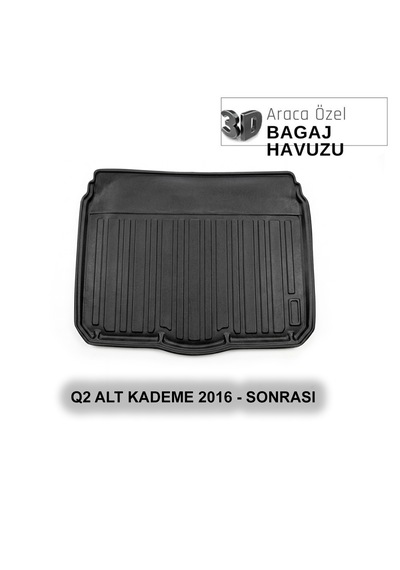 Audı Q2 Alt Kademe 2016 + Araca Özel 3d Bagaj Havuzu